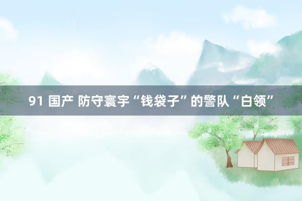 91 国产 防守寰宇“钱袋子”的警队“白领”