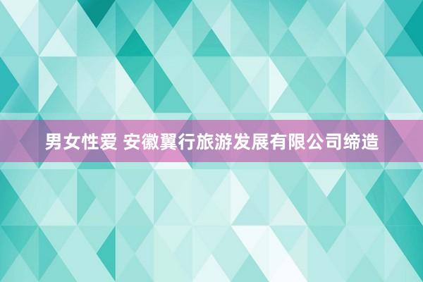 男女性爱 安徽翼行旅游发展有限公司缔造