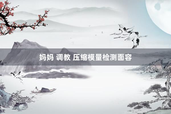 妈妈 调教 压缩模量检测面容