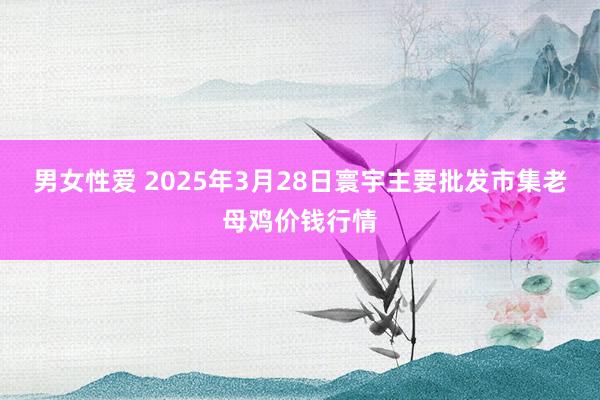 男女性爱 2025年3月28日寰宇主要批发市集老母鸡价钱行情