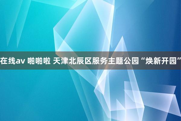 在线av 啪啪啦 天津北辰区服务主题公园“焕新开园”